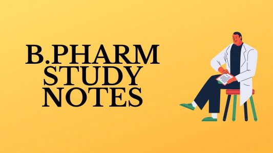 Best B.Pharm Notes PDF Download 2020 - MyPharmaGuide.Com