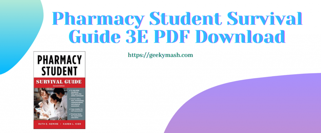 Pharmacy Student Survival Guide 3E PDF Download