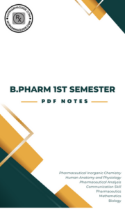 Best B.Pharm 1st Semester Notes PDF Download - MyPharmaGuide.Com