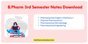 Best B.Pharm 3rd Semester Notes PDF Download - MyPharmaGuide.Com